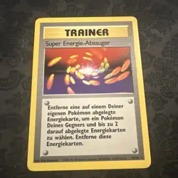 German Super Energy Removal 79/102 Non Holo Rare Base Set Pokemon Card - Image 1