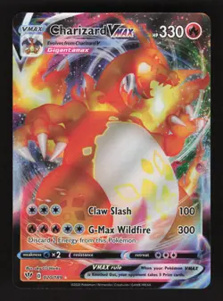 Charizard Vmax 020/189 Pokemon Darkness Ablaze Holo Full Art Card - Image 1