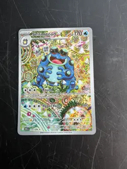 Seismitoad 105/086 Illustration Rare Sv: Black Bolt Pokemon Card English NM - Image 1