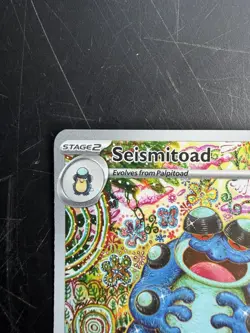 Seismitoad 105/086 Illustration Rare Sv: Black Bolt Pokemon Card English NM - Image 2