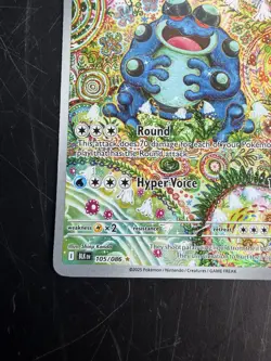 Seismitoad 105/086 Illustration Rare Sv: Black Bolt Pokemon Card English NM - Image 5