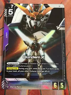 Gundam TCG Card Game Dual Impact GD02-053 LR+ Gundam XGX-9900 Bandai Alt Art - Image 1