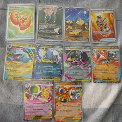 ENGLISH Mega Evolution Illustration Rare Mega EX Hits Bundle Pokemon Cards - Image 1