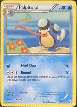 Palpitoad 41/113 Legendary Treasures Regular - Pokemon Card - Image 1