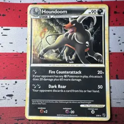 Houndoom 5/90 Undaunted Holo 2010 Rare Pokemon Card Lp/mp - Image 2