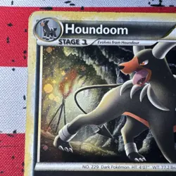 Houndoom 5/90 Undaunted Holo 2010 Rare Pokemon Card Lp/mp - Image 3