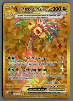 Alolan Exeggutor ex 248/191 SV08: Surging Sparks Pokemon Card - Image 1