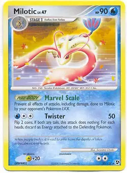 Pokemon Diamond & Pearl Great Encounters - Milotic (Rare) Card 25/106 - Image 1