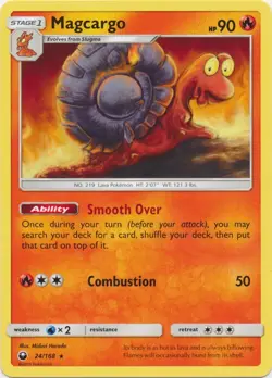 Magcargo 24/168 Rare - Celestial Storm SM7 Pokemon Card - Image 1