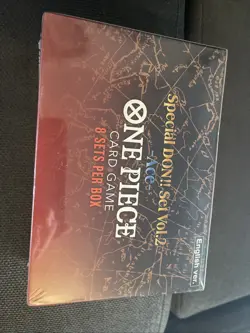 One Piece Card Game Special DON Set Vol 2 Ace SEALED BOX OF 8 - Image 1