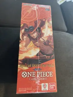 One Piece Card Game Special DON Set Vol 2 Ace SEALED BOX OF 8 - Image 2