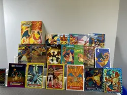 Pokemon Charizard Lot Pokemon Lot of 20 Cards and Stickers Pokemon Charizard Lot - Image 1