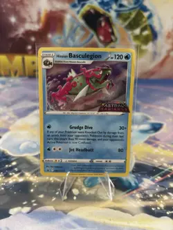 Pokemon Hisuian Basculegion SWSH205 Astral Radiant Stamped Promo Variant LP Card - Image 1