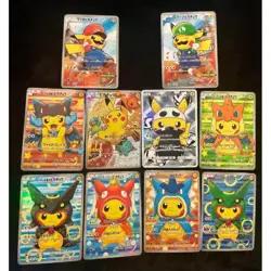 Mario Pikachu Luigi Pikachu Set Pokemon Card - Image 1