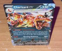 Charizard ex 125/197 SV03: Obsidian Flames TCG Pokemon Card Holo Foil Rare NM - Image 4