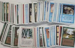 Vintage Magic the gathering Revised lot 250+ cards. White Border 3rd - Image 1