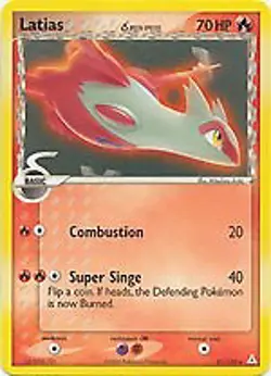 Pokemon EX Holon Phantoms 21/110 Latias Card - Image 1