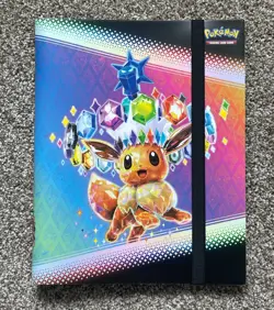 Pokemon Binder-Prismatic Evolutions-Binder ONLY-9 Pocket-360 Trading Card Slots - Image 1