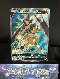 Pokemon Card KLEAVOR V SWSH248 FULL ART Black Star PROMO L/P 2 - Image 1