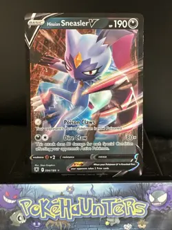 Pokemon Card Hisuian Sneasler V 094/189 Astral Radiance Half Art Near Mint - Image 1