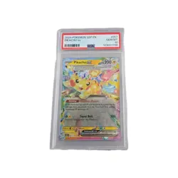 PSA 10 GEM Pikachu ex Surging Sparks Double Rare Pokemon Card 057/191 - Image 1