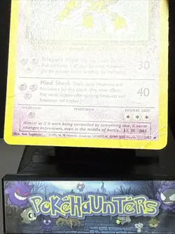 Pokemon Card Dark Alakazam 1/82 Team Rocket Set Rare Holo WOTC Played - Image 3