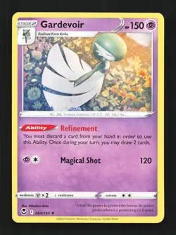 Gardevoir 069/195 NM Silver Tempest English Pokemon Card TCG - Image 1