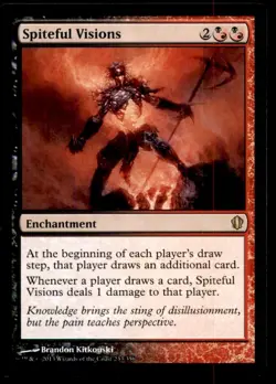 MTG Spiteful Visions LP Light Play Commander 2013 [614] - Image 1