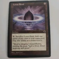 Lotus Petal Tempest MTG Regular Near Mint (NM) Magic the Gathering (1) - Image 1
