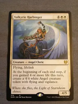 MTG Valkyrie Harbinger Kaldheim LP/NM - Image 1