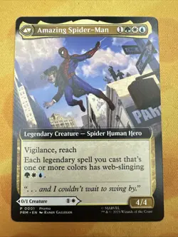 NYCC 2025 exclusive MTG Peter Parker Amazing Spider-man PROMO Magic Gathering - Image 1
