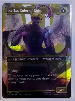 Kefka, Court Mage (Showcase, Surge Foil, Borderless), M 0543, FFVI - Image 2