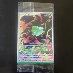 Pokemon TCG Bulbasaur 133/132 Stamped Promo Mega Evolution Sealed - Image 1