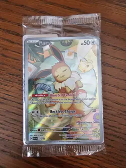 Pokemon Center Exclusive Eevee #173 Stamped Promo Prismatic Evolutions SEALED - Image 1