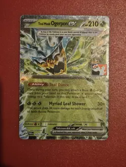Teal Mask Ogerpon Ex 025/167 Stamped Foil - PLAY! Pokemon Prize Pack Series 7 - Image 1