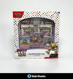 POKEMON TCG SCARLET &. VIOLET 151 ALAKAZAM EX COLLECTION SEALED BOX - Image 1