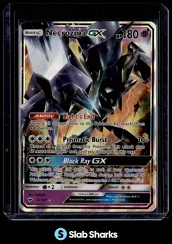 2017 POKEMON SUN & MOON BURNING SHADOWS #63/147 NECROZMA GX - Image 1