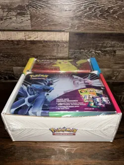Pokemon Pencil Case/Treasure Chest 2 Tin Set - 7 packs, 3 Holograms. - Image 3
