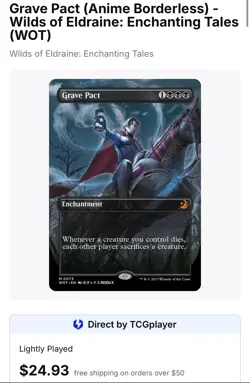 Grave Pact (Anime Borderless) Wilds of Eldraine: Enchanting Tales Regular - Image 3
