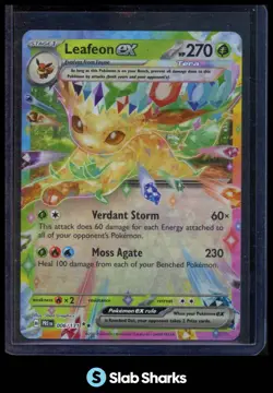 2025 POKEMON SV PRISMATIC EVOLUTIONS - PRE EN #006/131 LEAFEON EX - Image 1