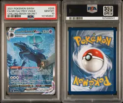 PSA 10 SHADOW RIDER CALYREX VMAX 2021 POKEMON SWORD & SHIELD CHILLING REIGN - Image 2