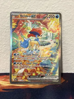 Pokemon White Flare Keldeo ex Special Illustration Rare SIR 167/086 English NM - Image 1
