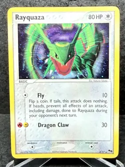 Pokemon TCG Pop Series Rayquaza Rare Holo 3/17 NM 💫SWIRL💫 - Image 1