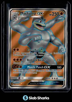 2017 POKEMON SUN & MOON BURNING SHADOWS #135/147 MACHAMP GX - Image 1