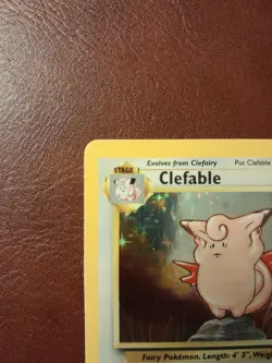 Pokemon TCG Clefable Jungle 1/64 Holo Unlimited Rare - Lightly Played - Image 2