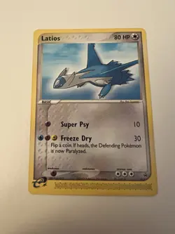 Pokemon TCG Latios 015 Black Star Promo Near Mint Condition - Image 1