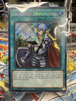 Yugioh Crossout Designator RA02-EN063 Secret Rare NM - Image 1