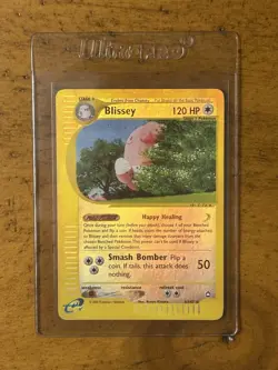 2003 Blissey Reverse Holo Pokemon Card Aquapolis 6/147 RARE TCG WOTC VINTAGE - Image 1