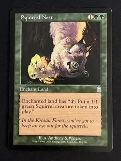 1x Squirrel Nest (274) Odyssey LP MTG Magic the Gathering x1 MKE - Image 1