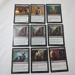 Magic: The Gathering MTG Lot Of 120 Black Mana Cards- See Pictures - Image 5